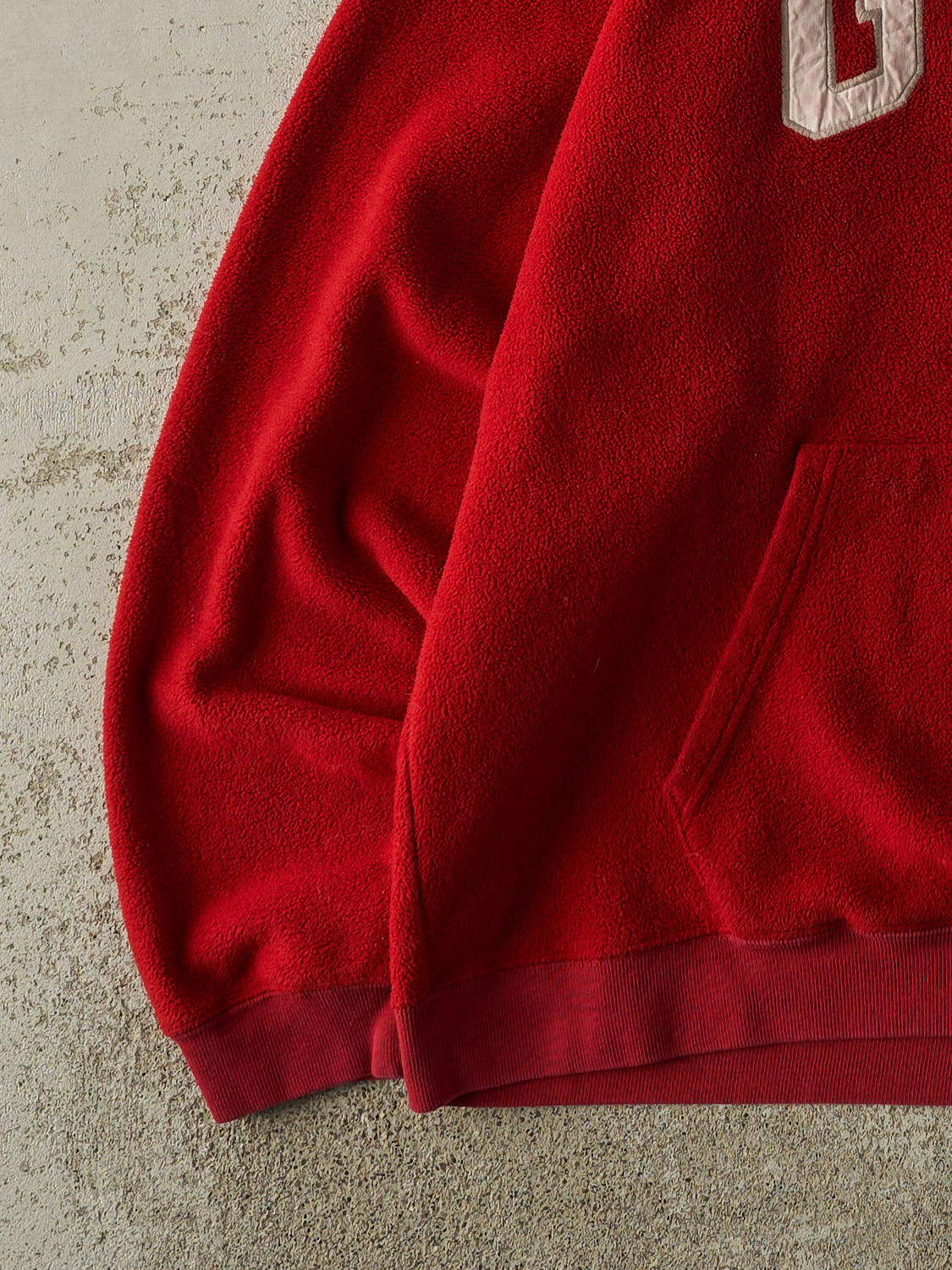 Vintage 90s Sun Faded Red Gap Embroidered Fleece Hoodie (XL/XXL)