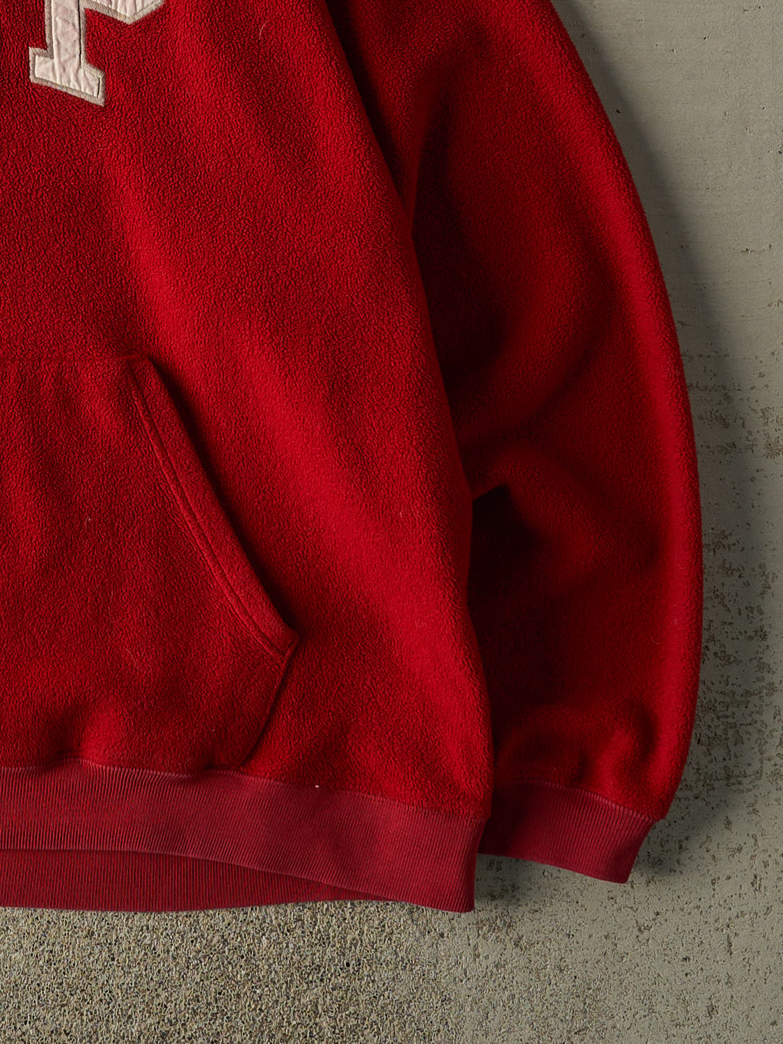 Vintage 90s Sun Faded Red Gap Embroidered Fleece Hoodie (XL/XXL)