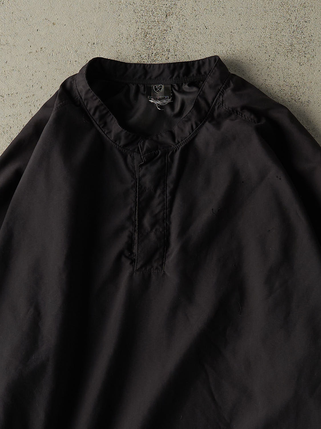Vintage Y2K Black Nike Golf Quarter Button Windbreaker (L/XL)