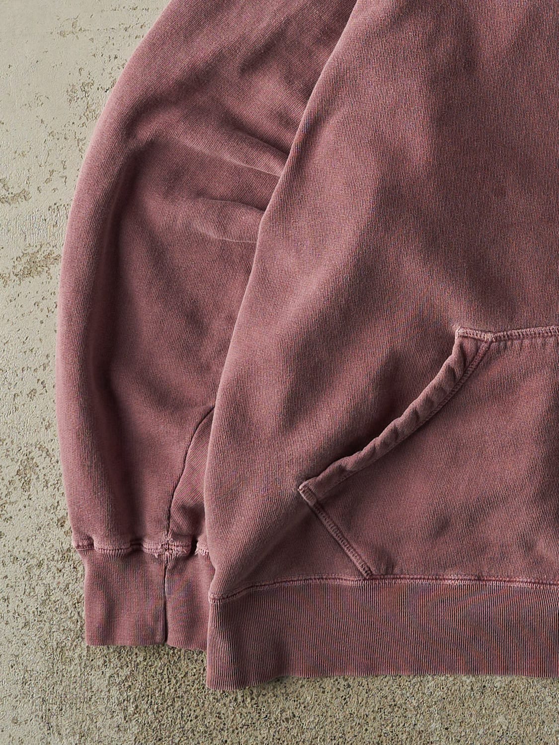 Vintage 90s Washed Burgundy Black Bear Winery Zip Up Hoodie (M/L)