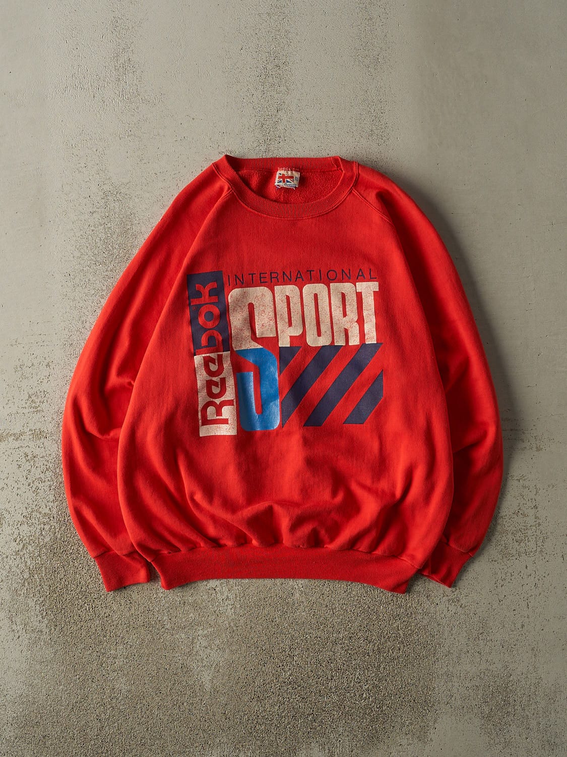 Vintage 80s Red Reebok Sport Crewneck (XL)
