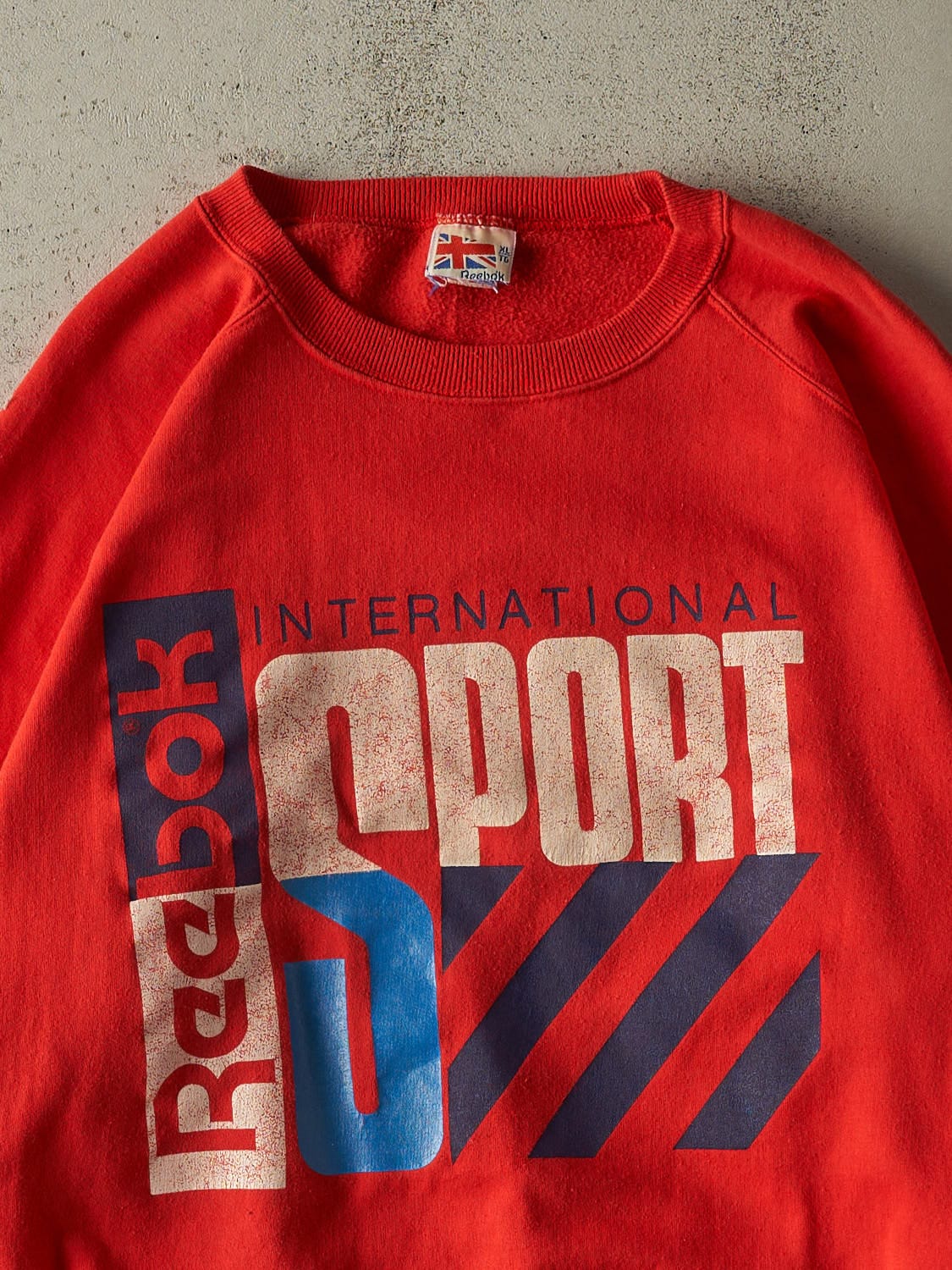 Vintage 80s Red Reebok Sport Crewneck (XL)