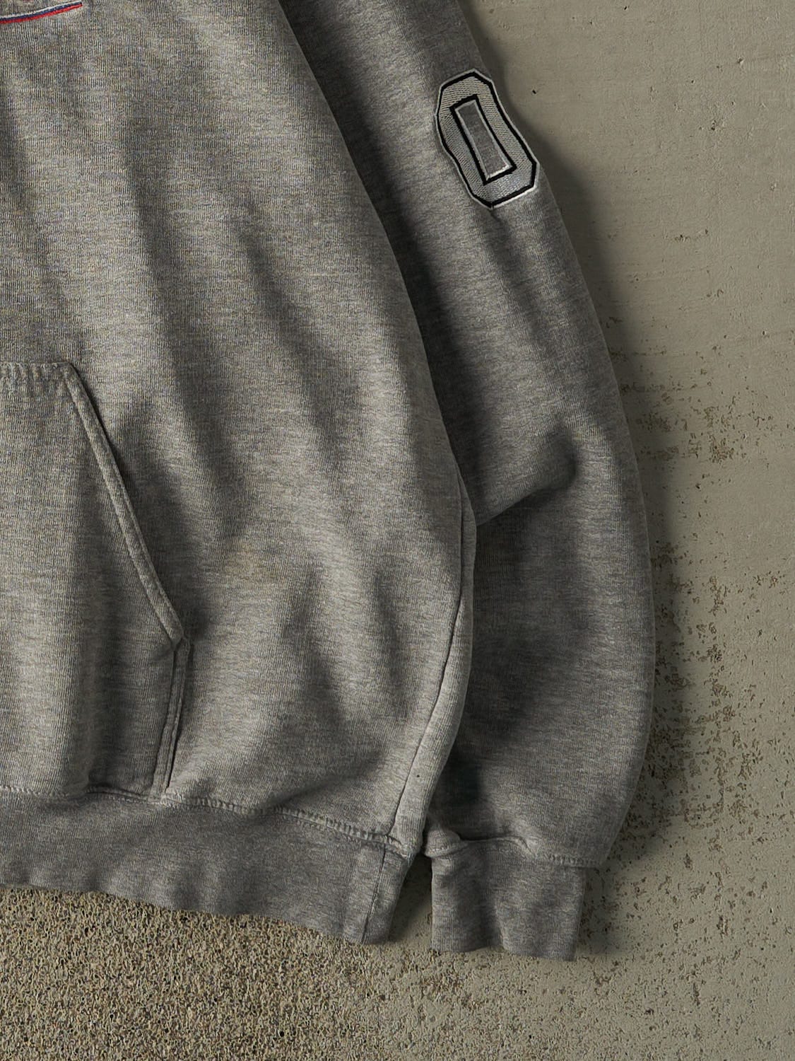 Vintage 90s Grey Bud Light NHL Embroidered Hoodie (L/XL)