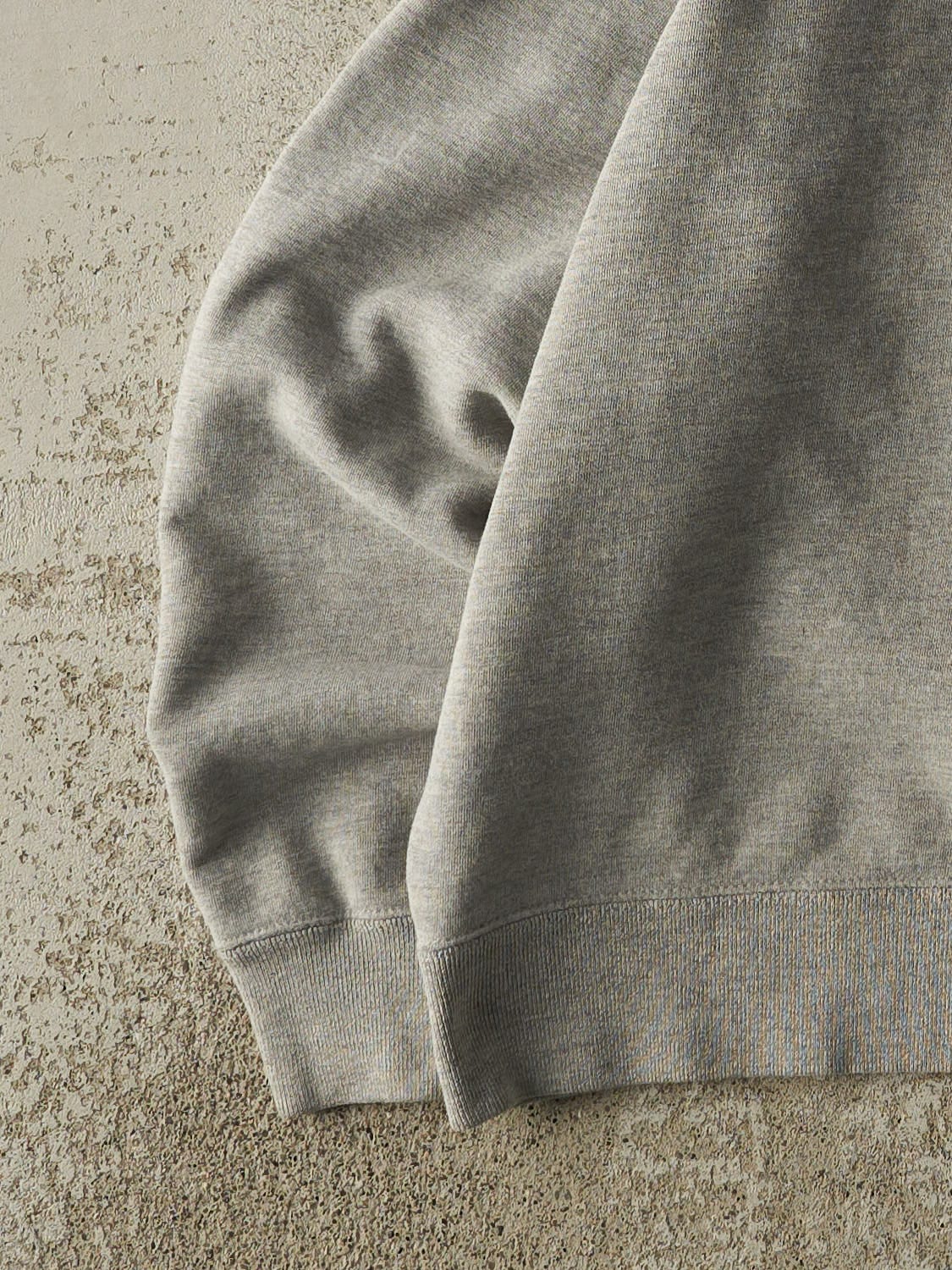 Vintage Y2K Grey Roots Athletics Embroidered Quarter Zip Sweater (S/M)
