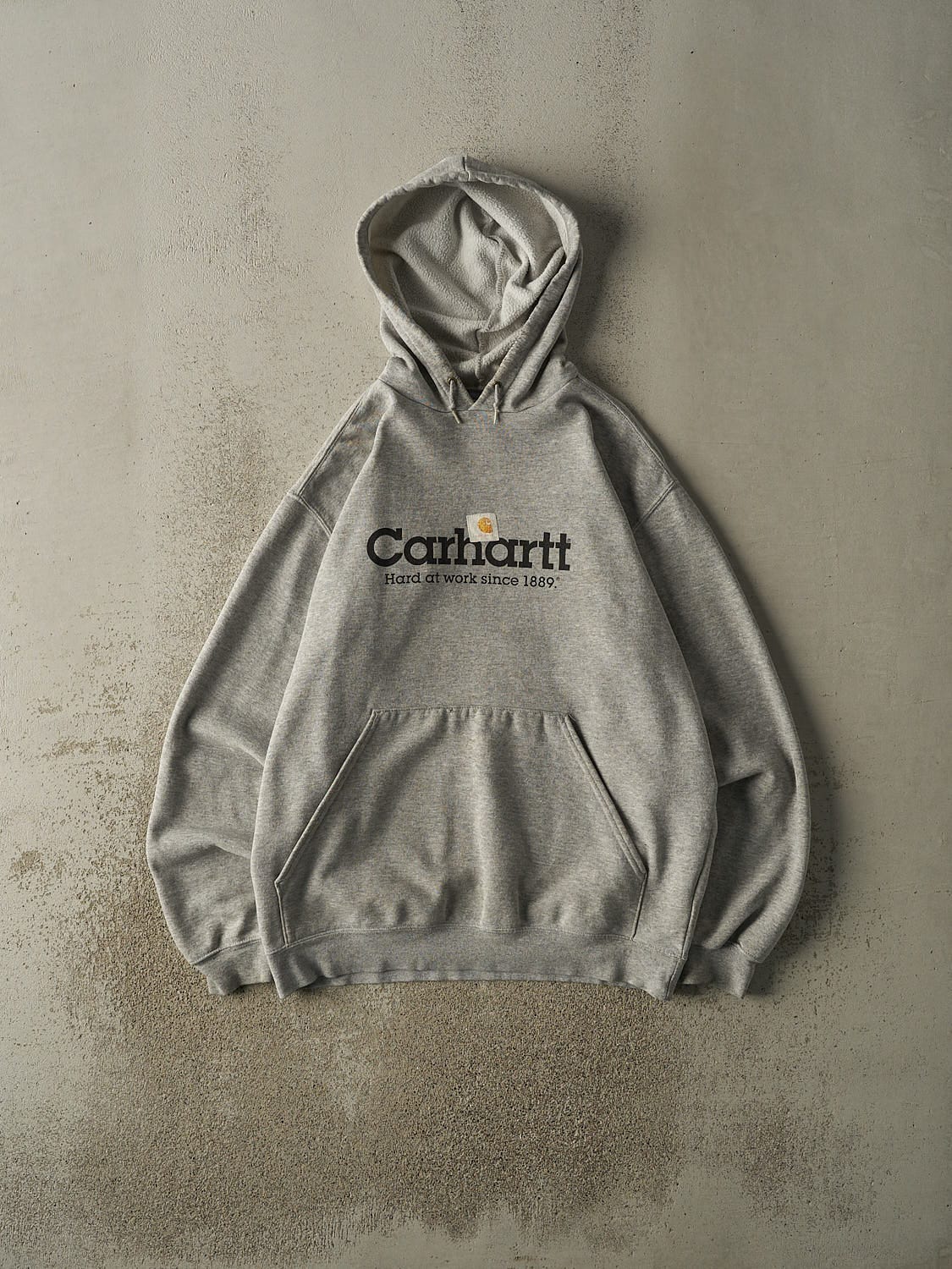 Vintage 90s Grey Carhartt Hoodie (XL)