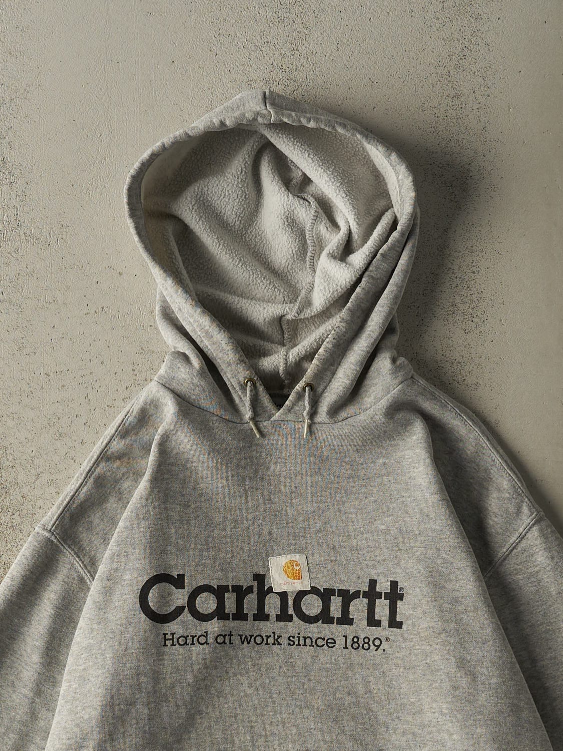 Vintage 90s Grey Carhartt Hoodie (XL)