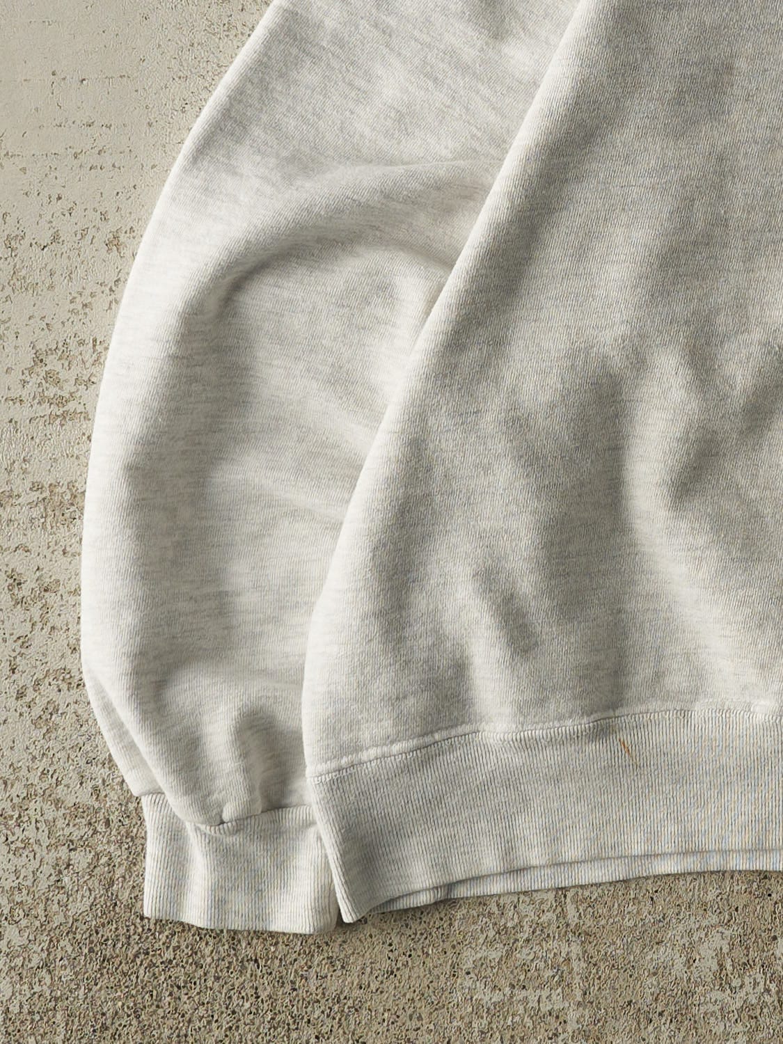 Vintage 90s Heather Grey Champion Embroidered Crewneck (S/M)