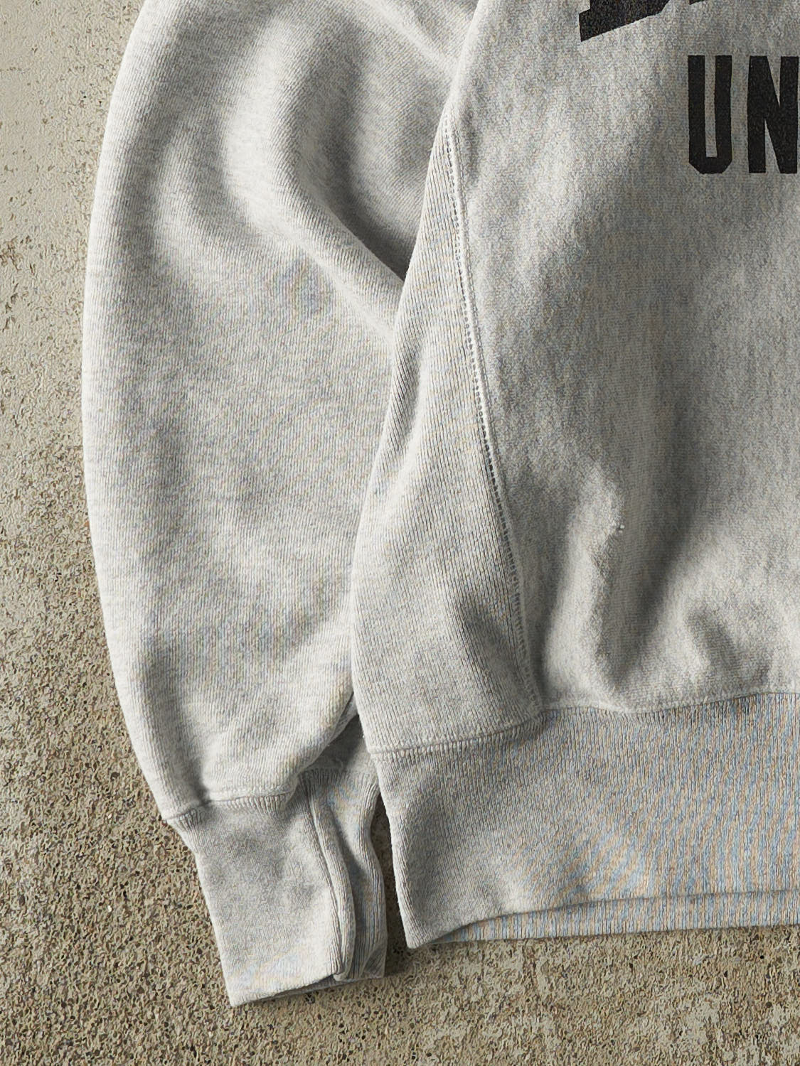 Vintage Y2K Heather Grey Belmont University Champion Reverse Weave Crewneck (M)