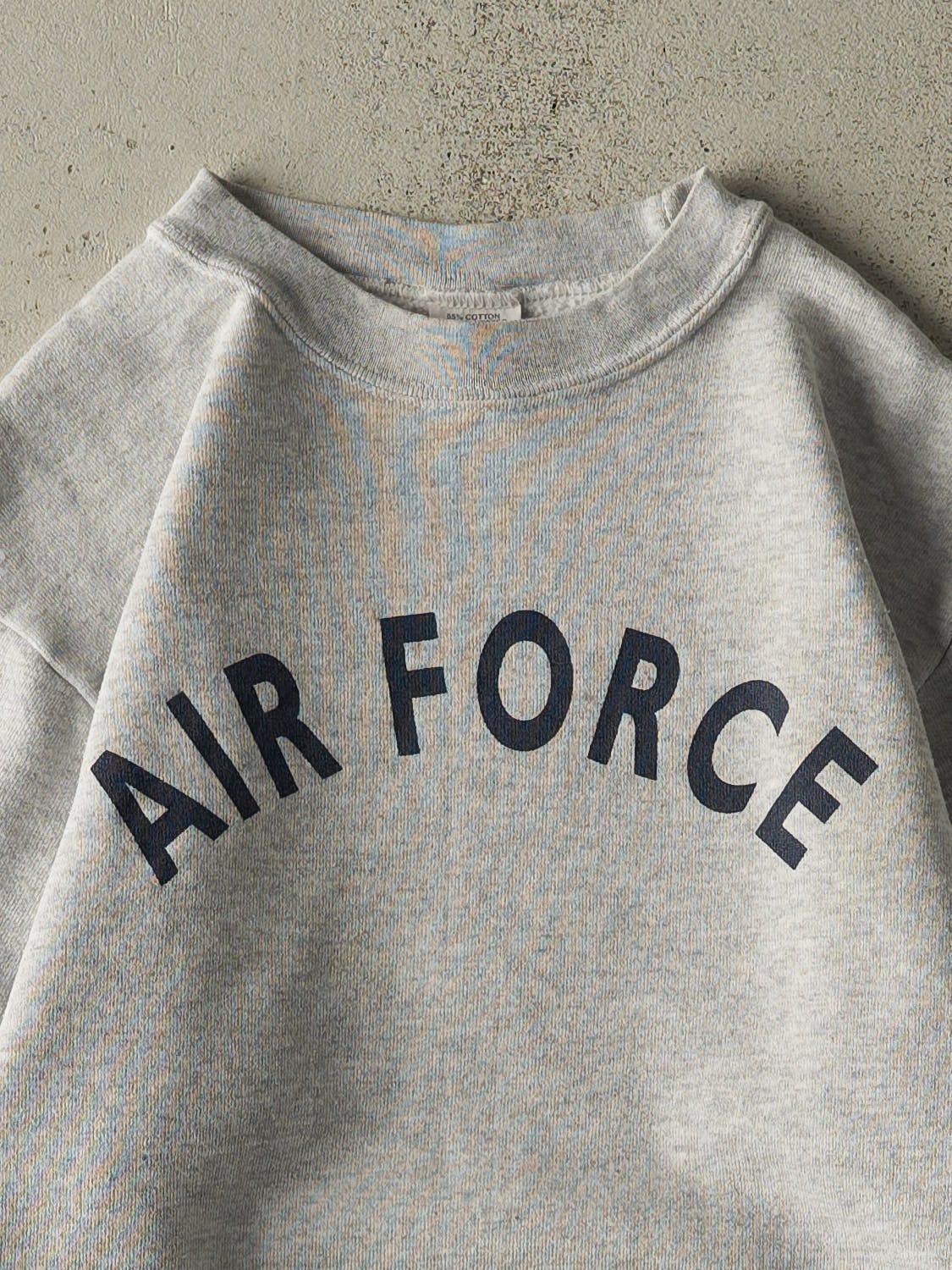 Vintage 90s Heather Grey US Air Force Crewneck (XS)