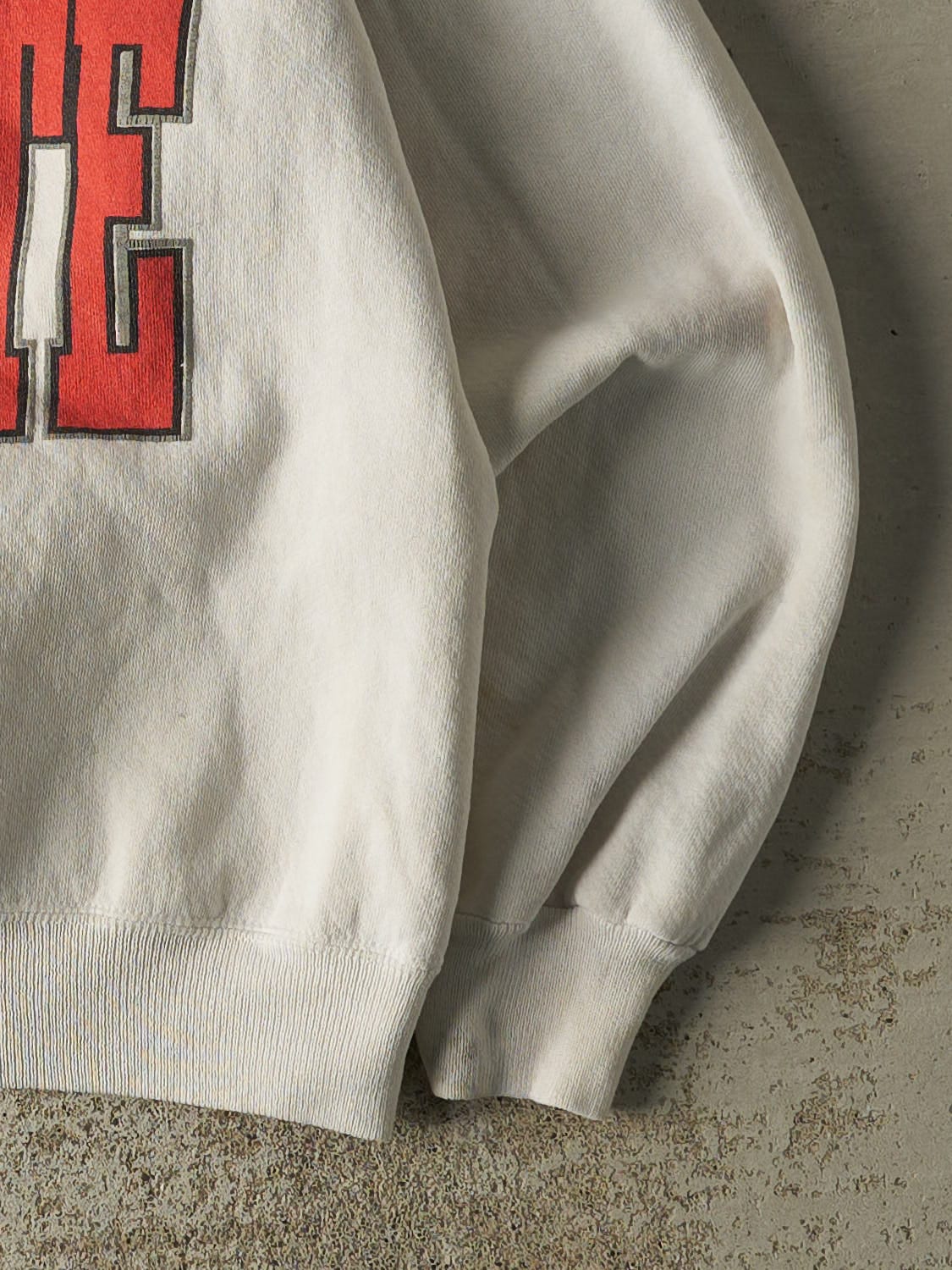 Vintage 90s White Ohio State University Buckeyes Crewneck (S/M)