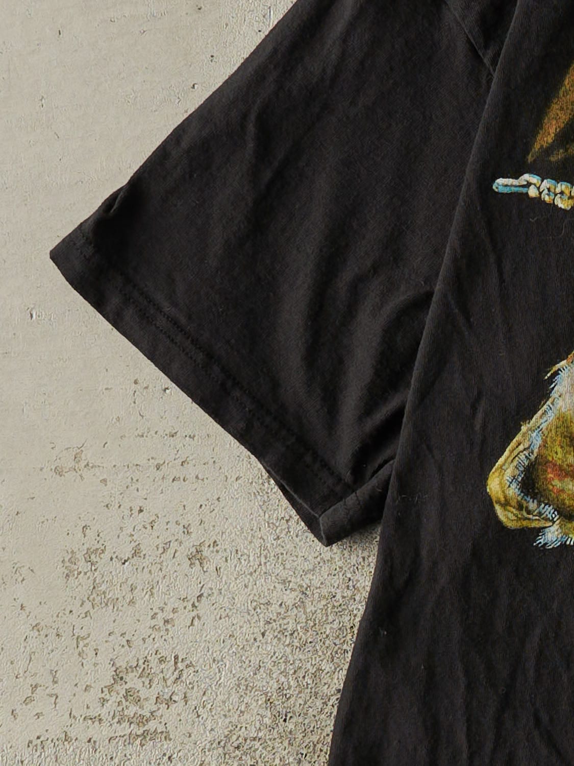 Vintage Y2K Black Iron Maiden Band Tee (XL)