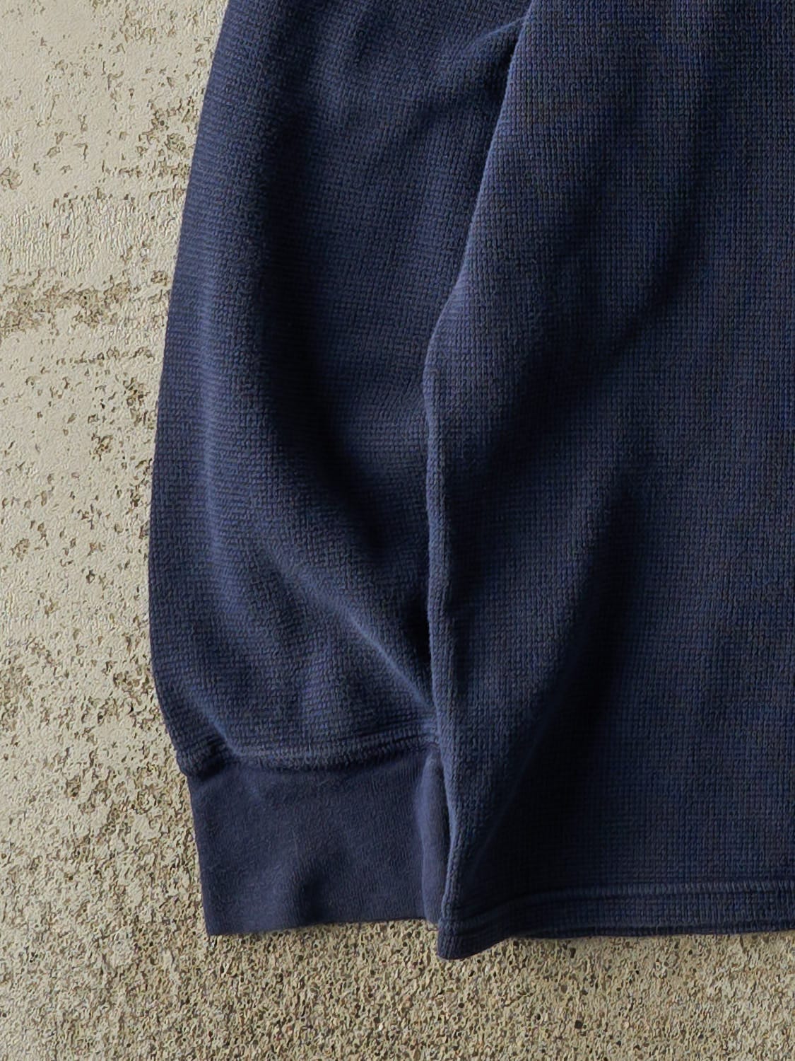 Vintage Y2K Navy Blue Polo Ralph Lauren Thermal Long Sleeve (M/L)