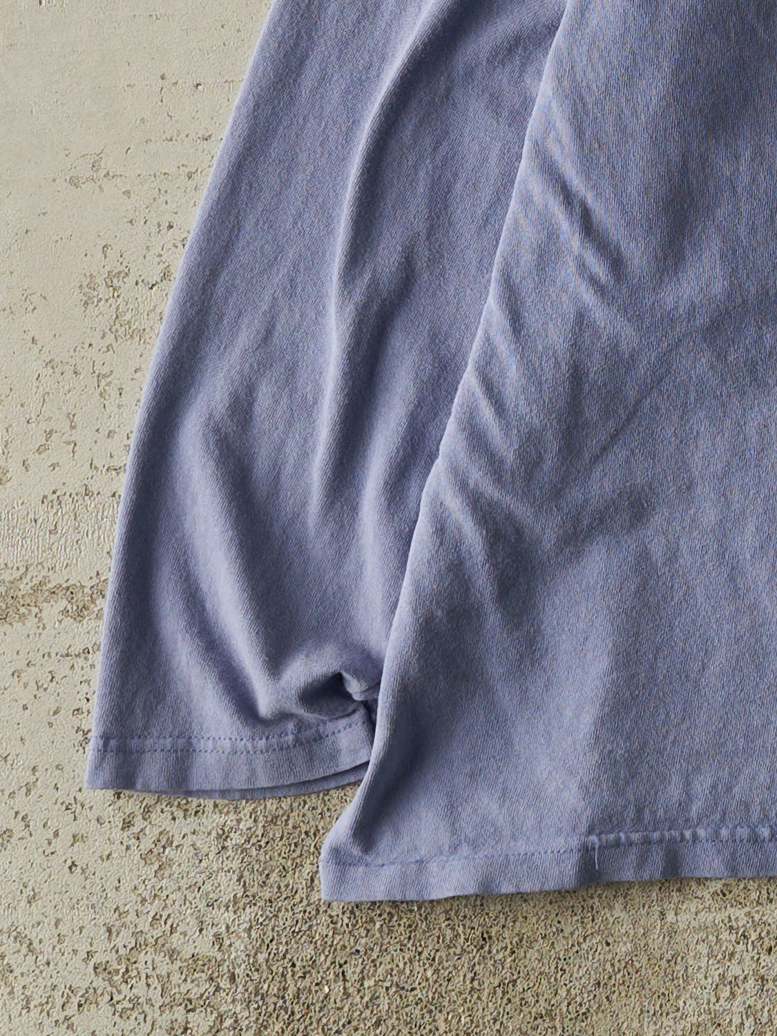 Vintage 90s Washed Blue Harley Davidson Long Sleeve (S/M)
