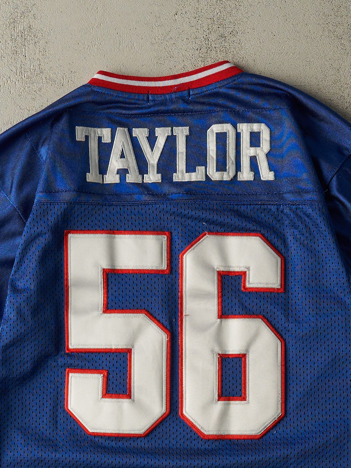 Vintage Y2K Blue New York Giants Lawrence Taylor Football Jersey (XL/XXL)