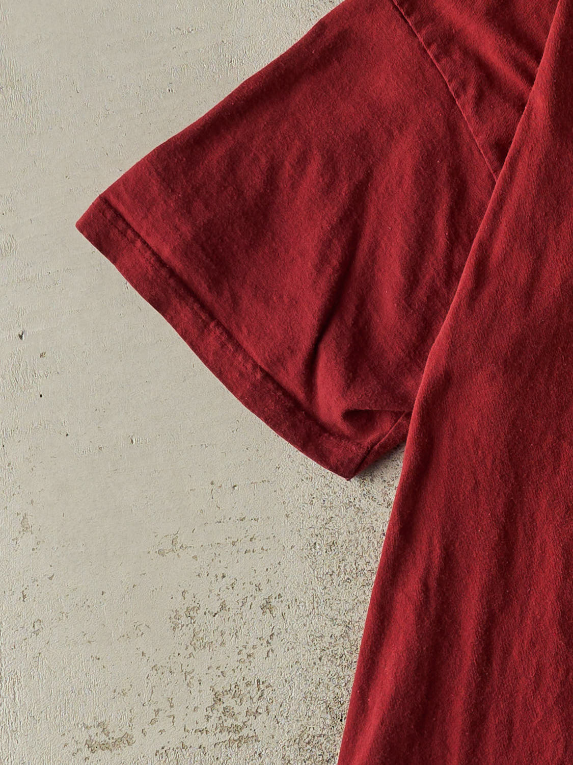 Vintage 90s Burgundy Adidas Logo Tee (XL/XXL)