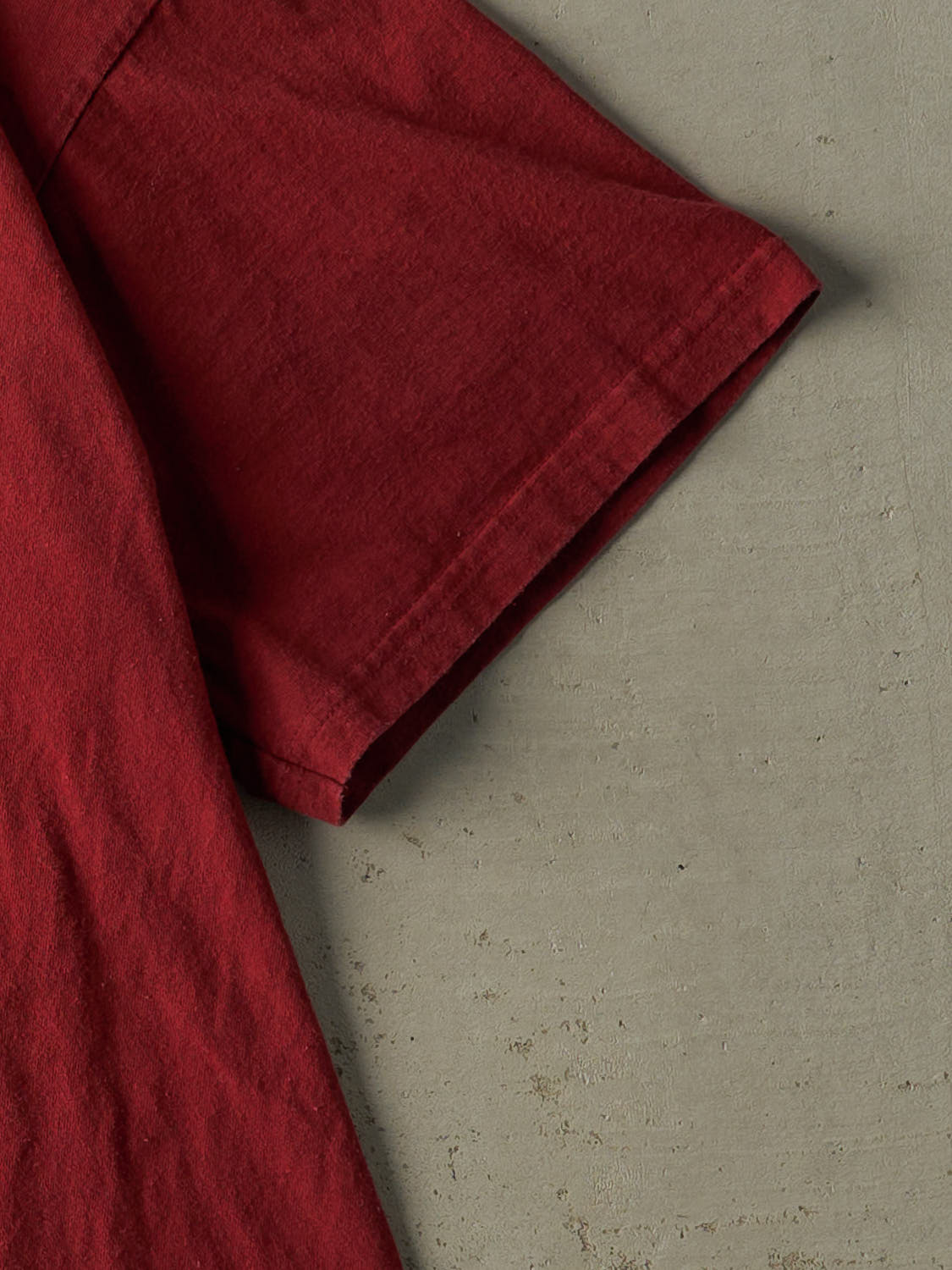 Vintage 90s Burgundy Adidas Logo Tee (XL/XXL)