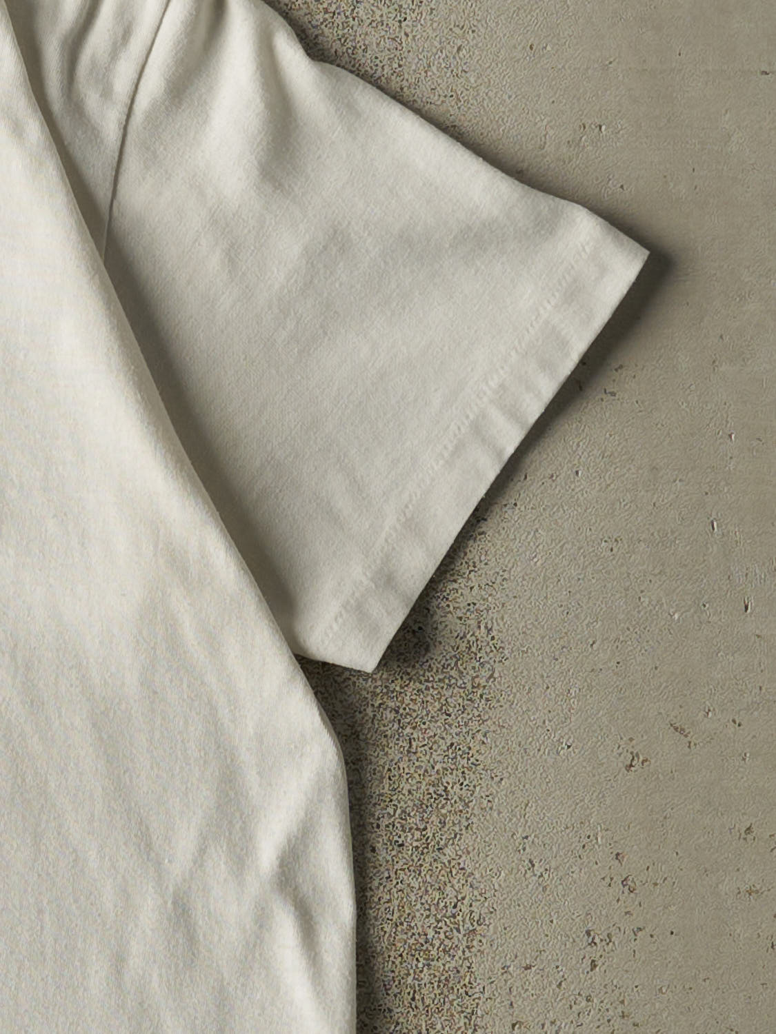 Vintage 80s White Blank Single Stitch Tee (XS/S)