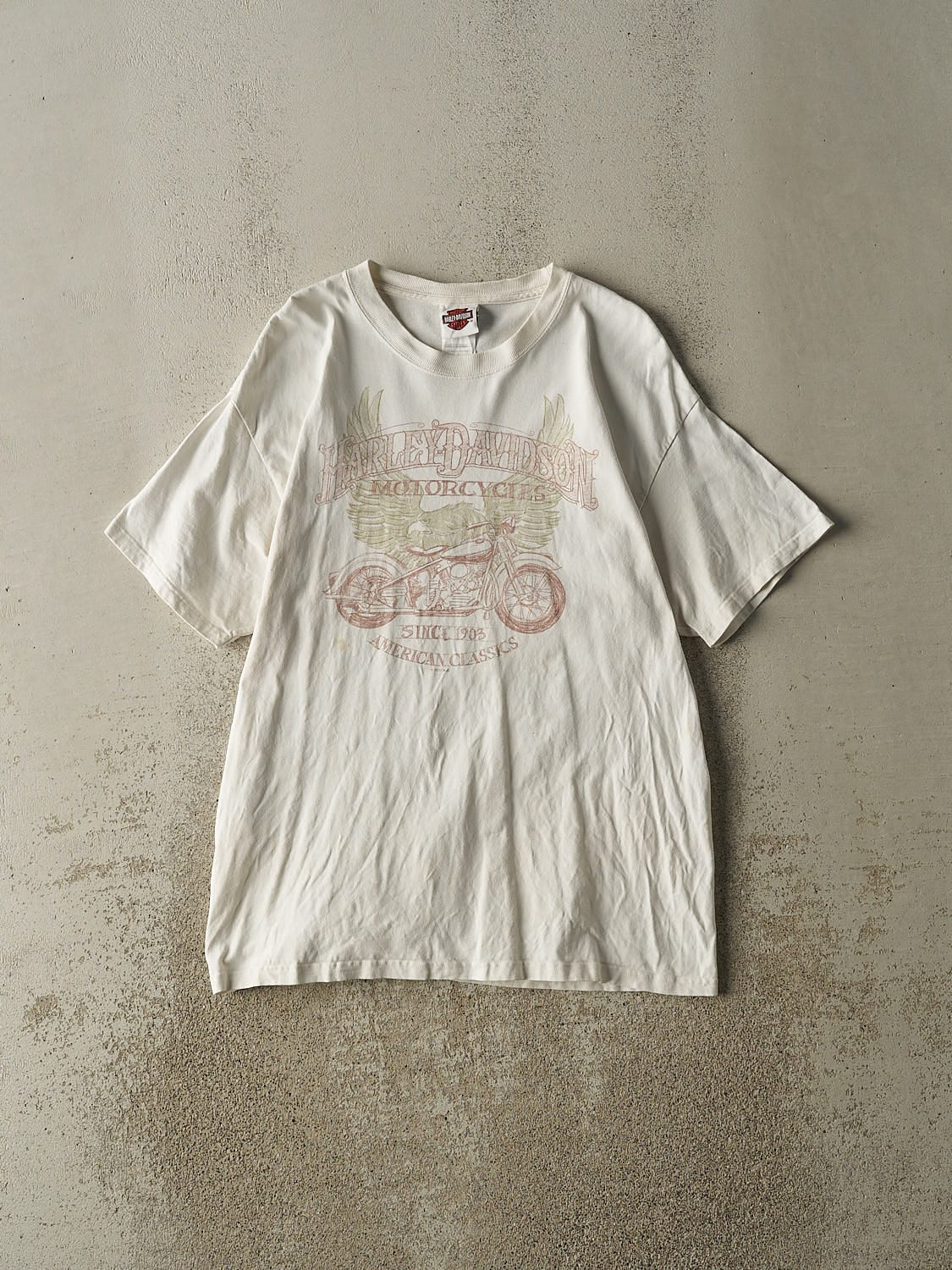 Vintage 11' White Harley Davidson Medina OH Tee (M/L)