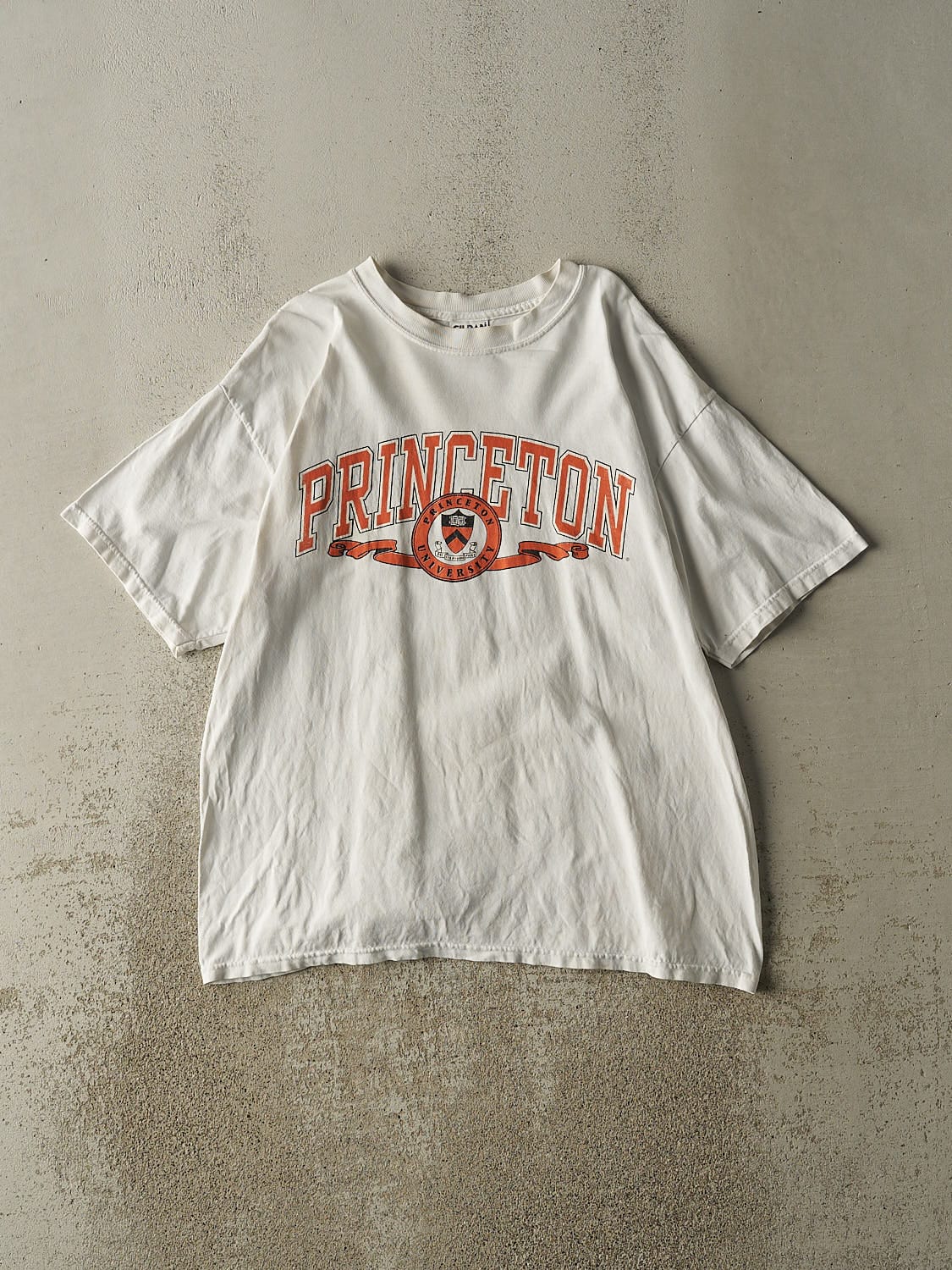 Vintage 90s White Princeton University Tee (L/XL)