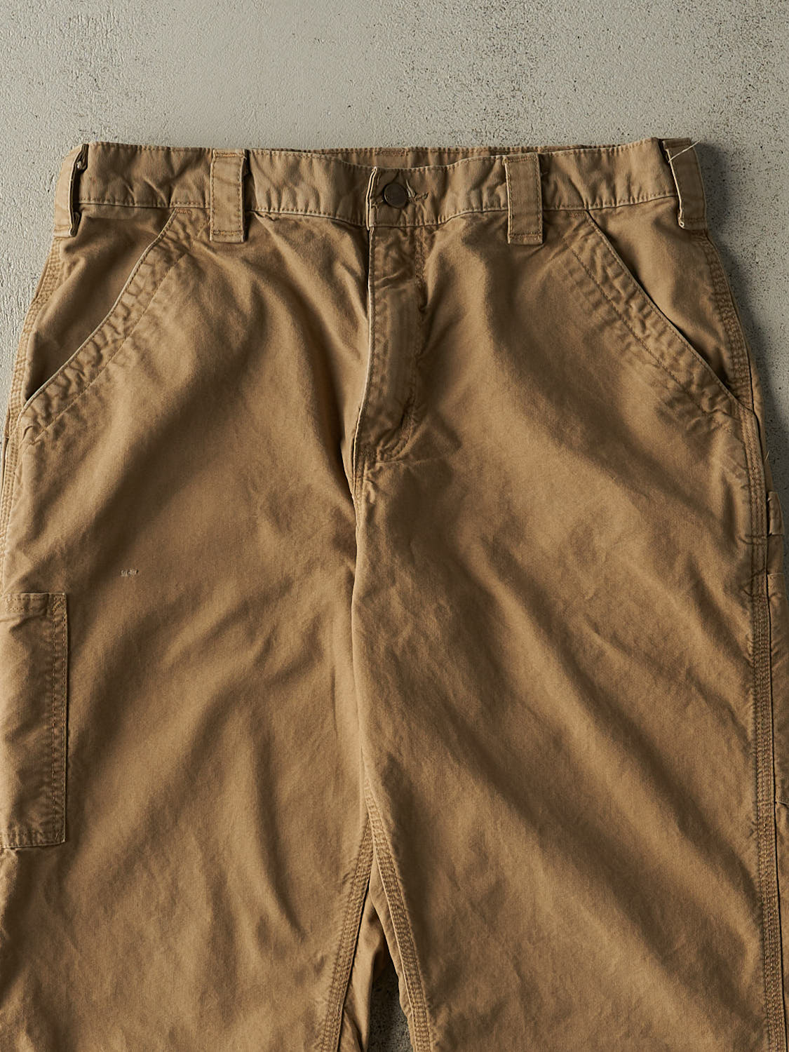 Vintage Y2K Beige Carhartt Carpenter Pants (33x28.5)