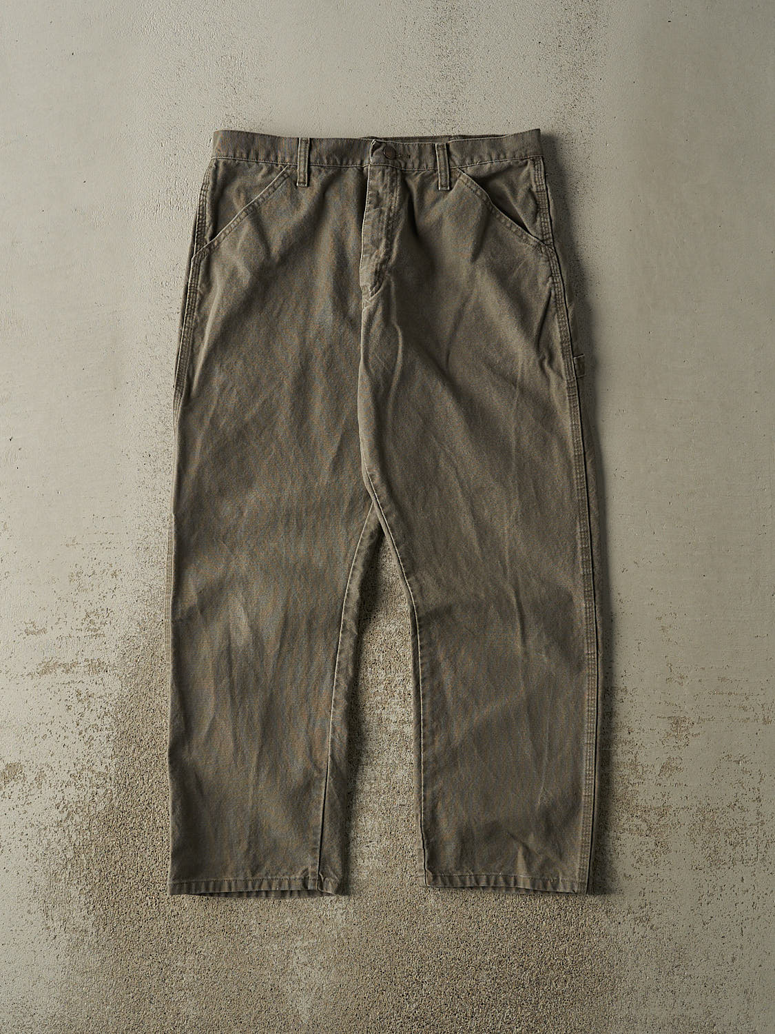 Vintage 90s Green Rustler Carpenter Pants (33x29)