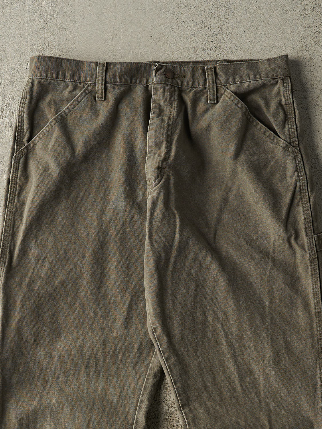 Vintage 90s Green Rustler Carpenter Pants (33x29)