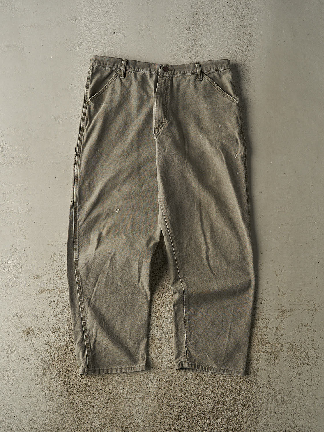 Vintage 90s Grey Rustler Carpenter Pants (37x31)