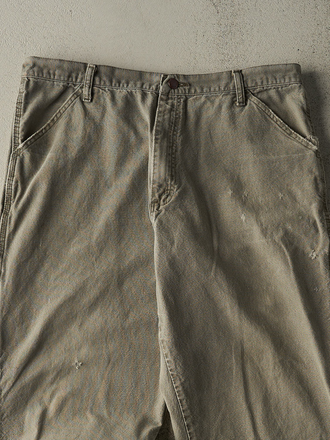 Vintage 90s Grey Rustler Carpenter Pants (37x31)