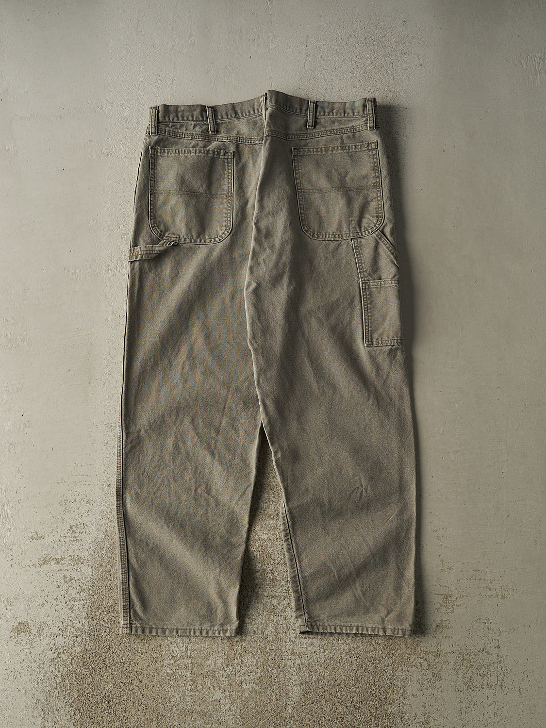 Vintage 90s Grey Rustler Carpenter Pants (37x31)