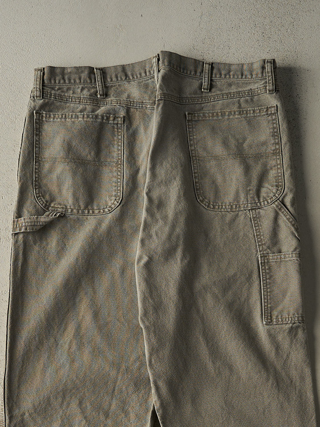 Vintage 90s Grey Rustler Carpenter Pants (37x31)