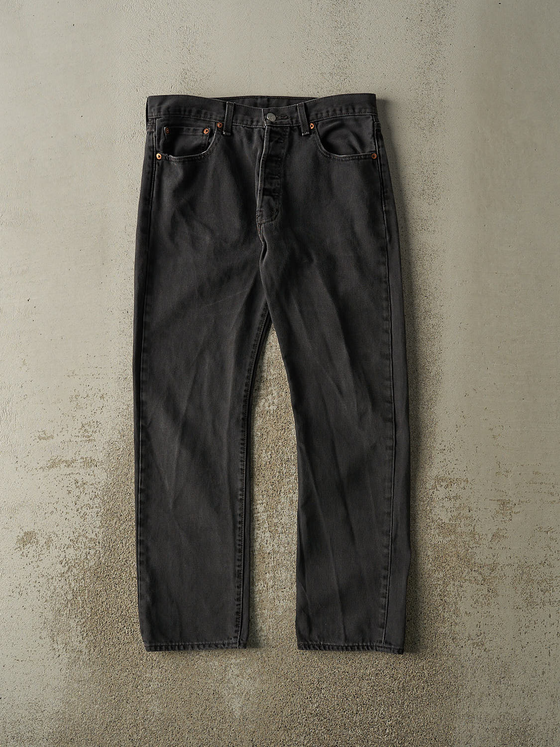 Vintage Y2K Faded Black Levi's 501 Denim Pants (32x29)