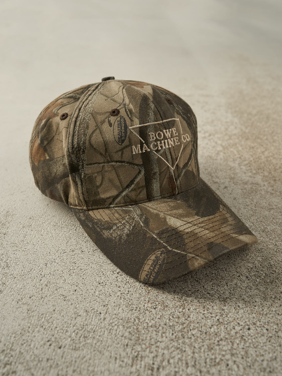 Vintage 90s Camo Realtree x Bowe Machines Co Strapback (O/S)