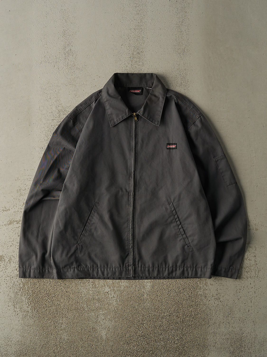 Vintage Y2K Charcoal Grey Dickies Work Jacket (L/XL)