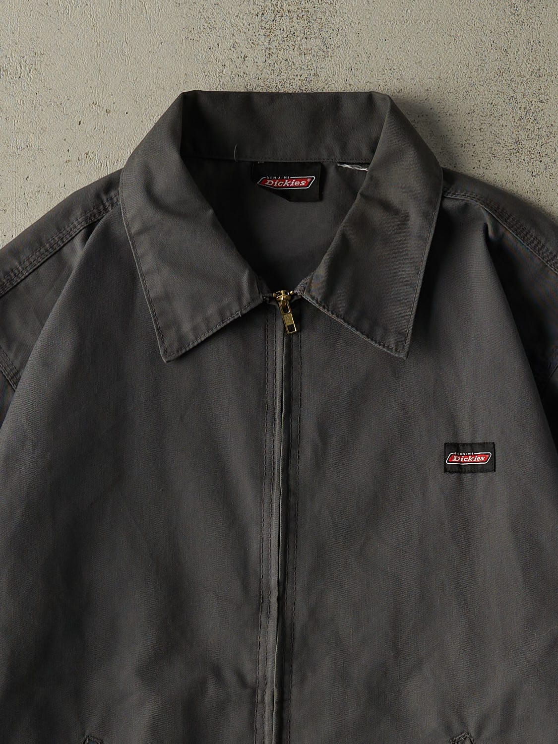Vintage Y2K Charcoal Grey Dickies Work Jacket (L/XL)