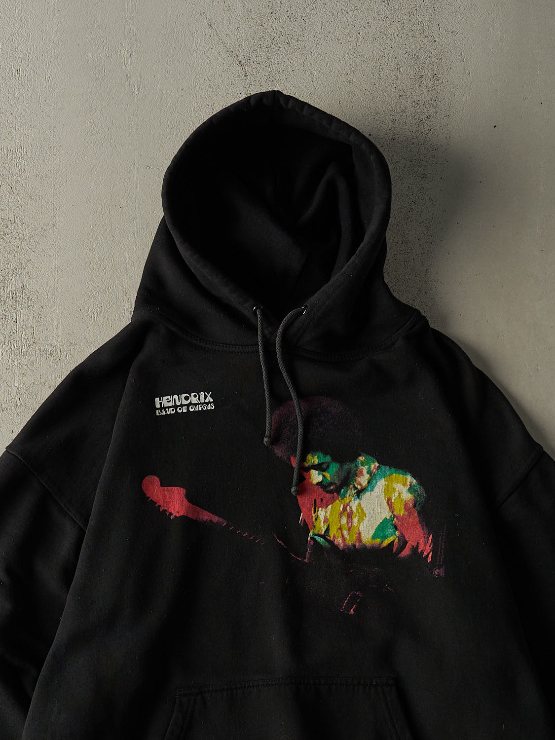 Vintage 03' Black Jimi Hendrix Band of Gypsys Hoodie (L/XL)