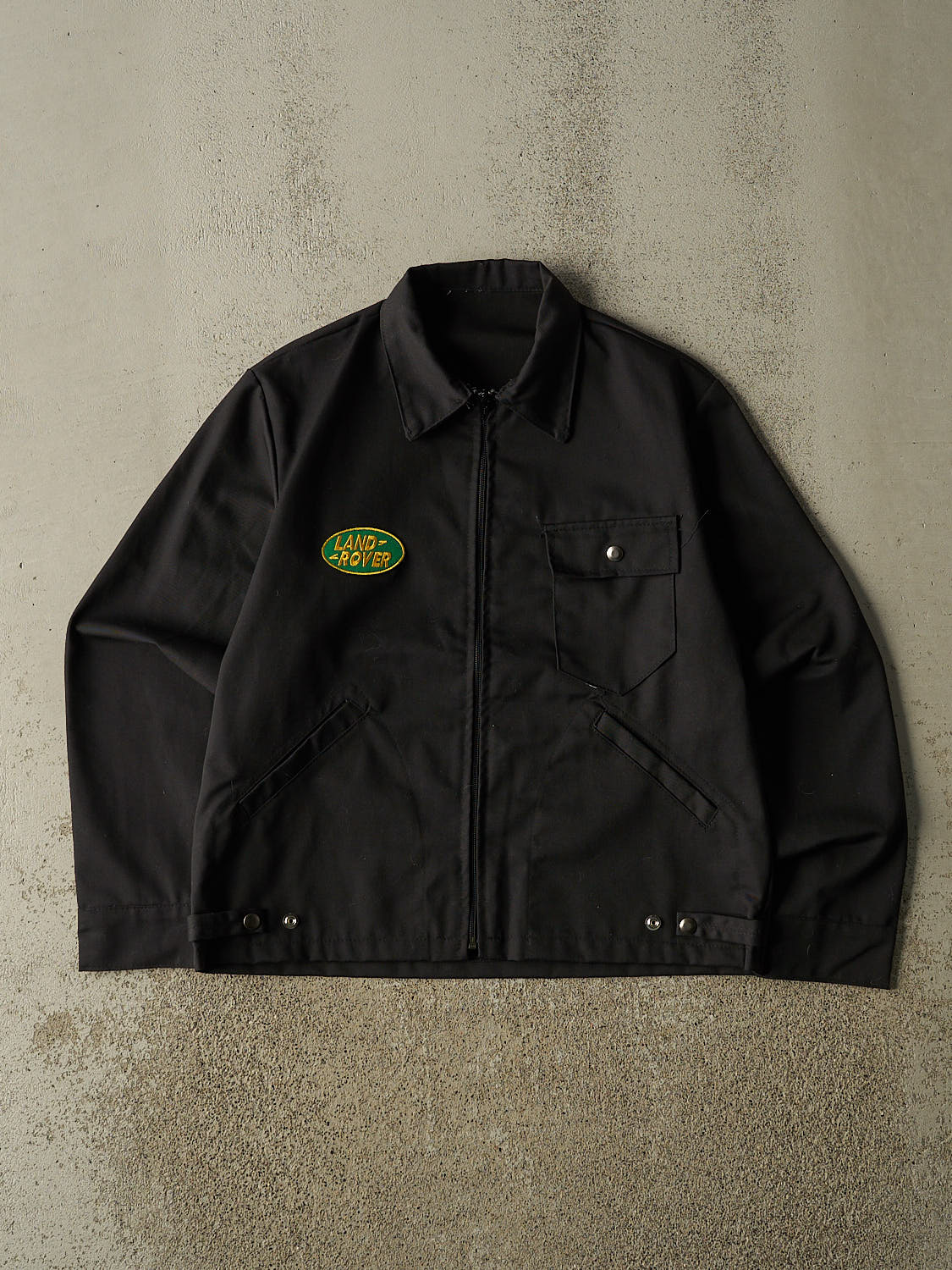 Vintage 80s Black Land Rover Work Jacket (S/M)