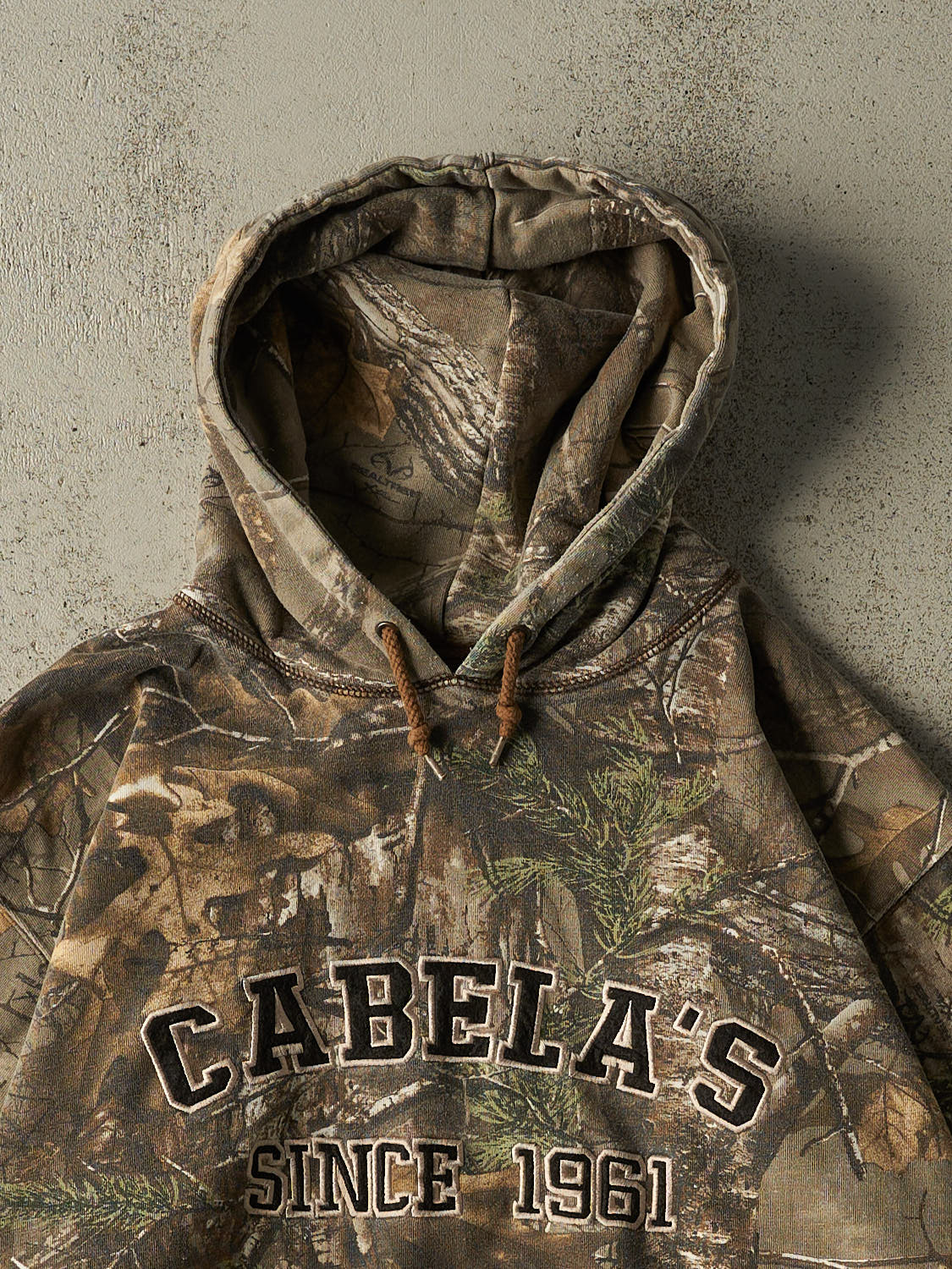 Vintage Y2K Camo Realtree x Cabela's Hoodie (L/XL)