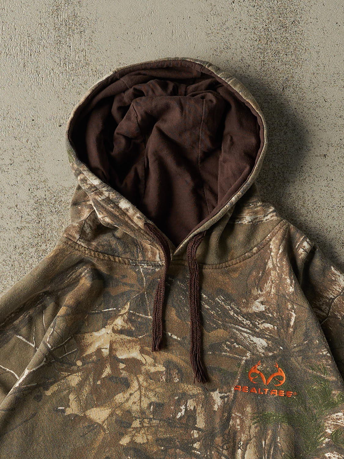 Vintage 90s Camo Realtree Logo Hoodie (XL)