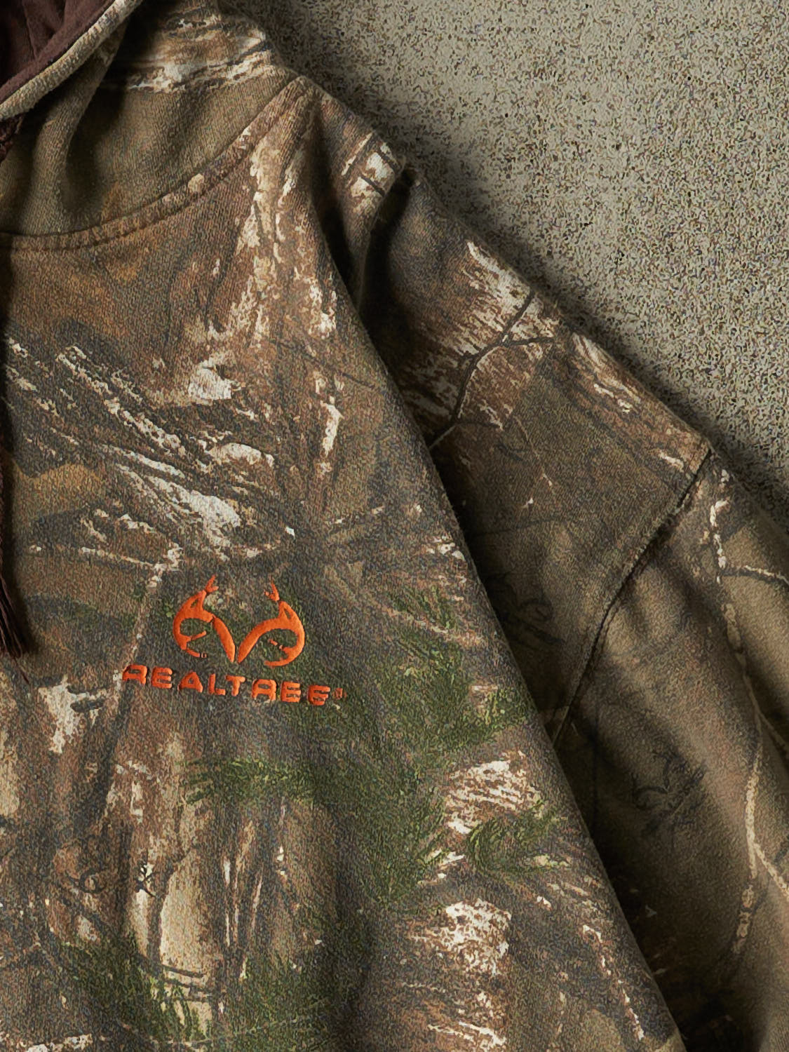 Vintage 90s Camo Realtree Logo Hoodie (XL)