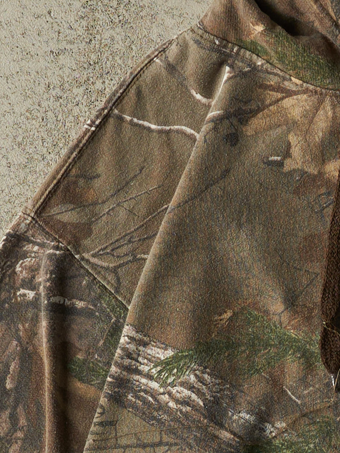 Vintage Y2K Camo Realtree Logo Hoodie (M)