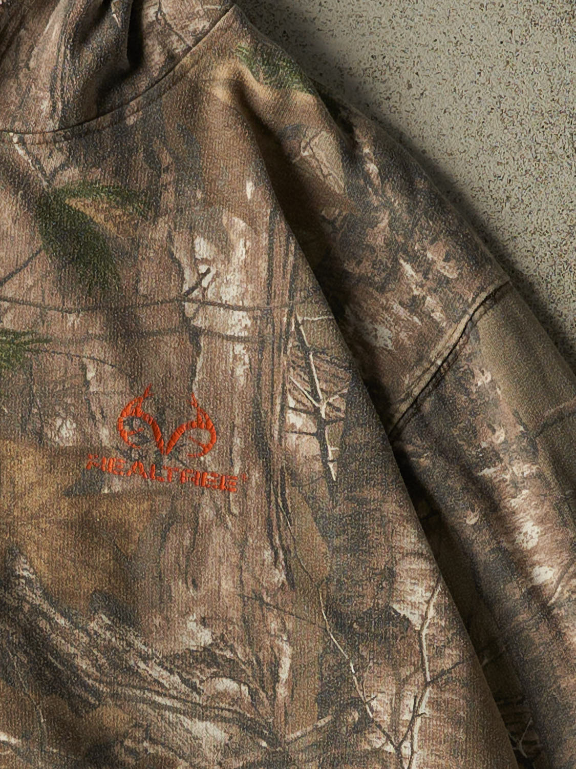 Vintage 90s Camo Realtree Logo Hoodie (XL)