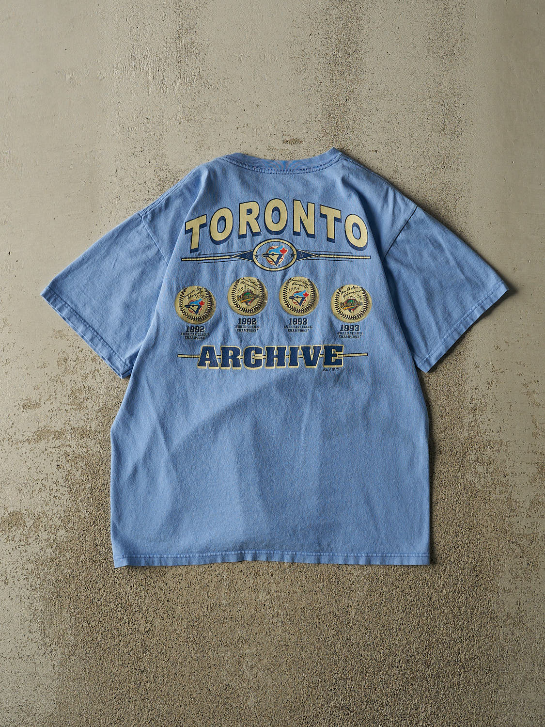 Vintage Y2K Blue Toronto Blue Jays Archive Tee (M)