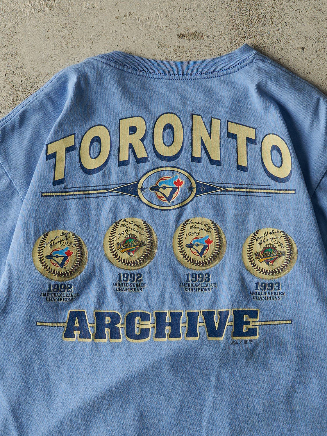 Vintage Y2K Blue Toronto Blue Jays Archive Tee (M)