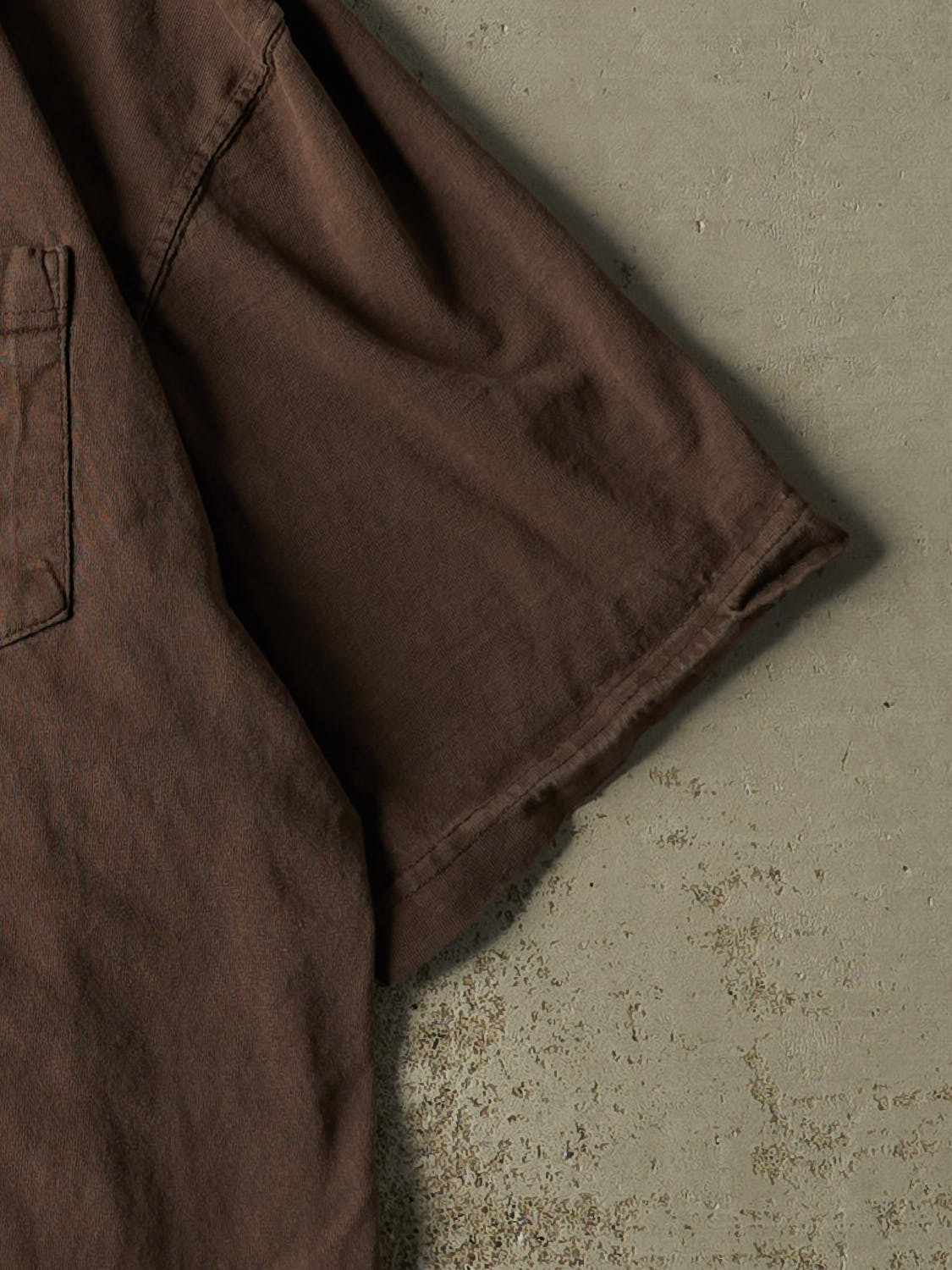 Vintage Y2K Brown Carhartt Quarter Button Pocket Tee (XL)