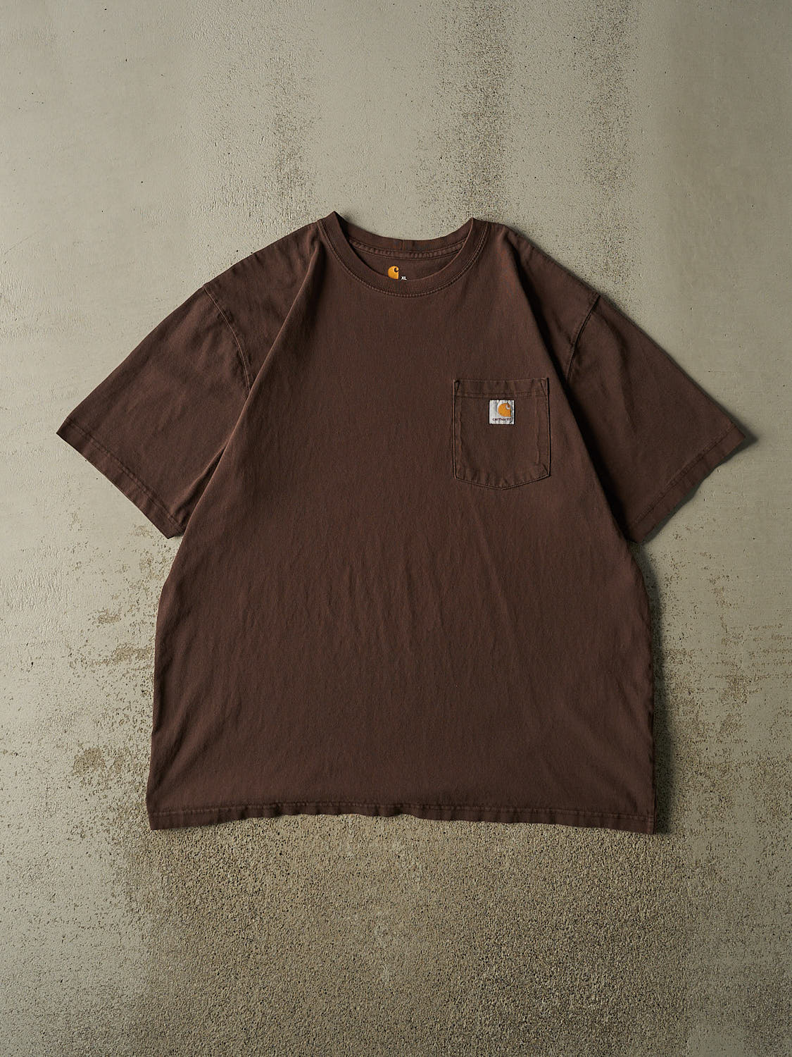 Vintage Y2K Brown Carhartt Pocket Tee (XXL)
