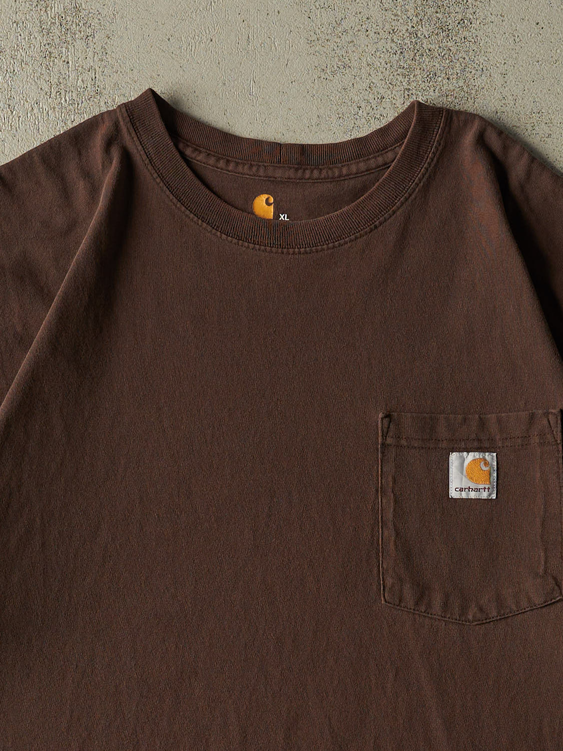 Vintage Y2K Brown Carhartt Pocket Tee (XXL)
