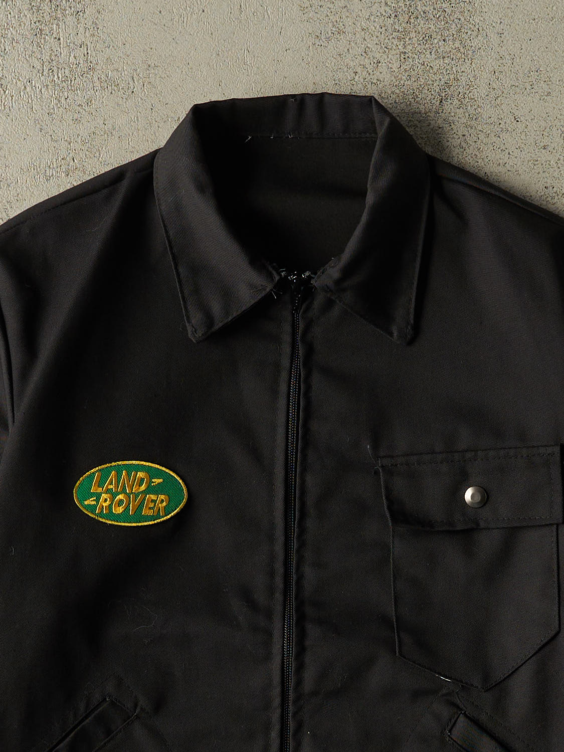 Vintage 80s Black Land Rover Work Jacket (S/M)