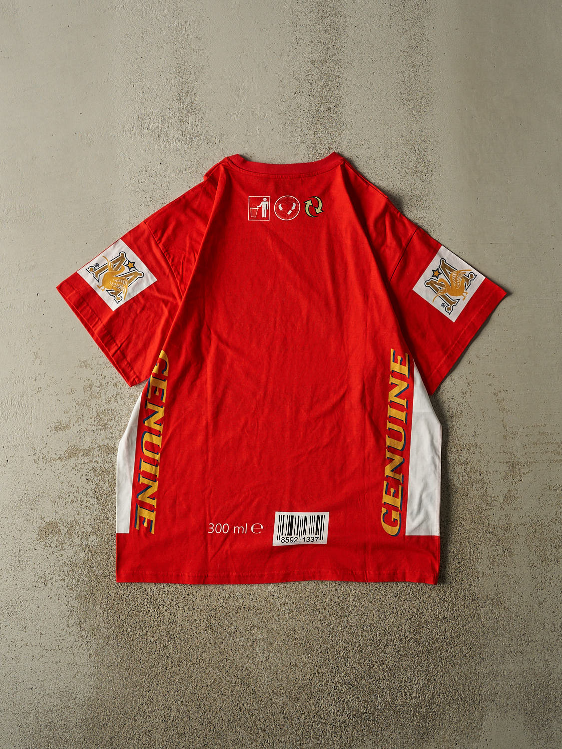 Vintage Y2K Red Moschino x Budweiser Tee (XL)