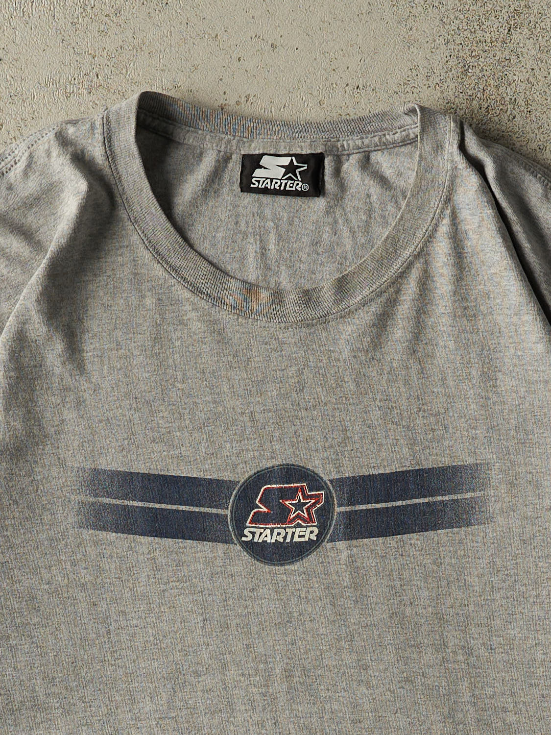 Vintage 90s Grey Starter Logo Tee (XL)