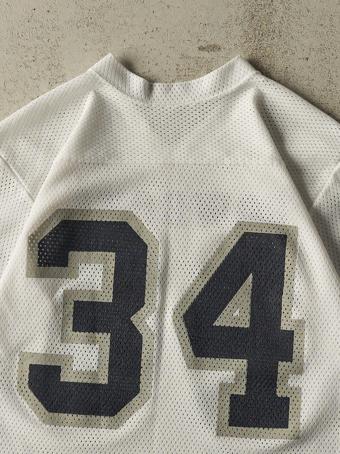 Vintage 90s White Dallas Cowboys #34 Cropped Jersey (M/L)